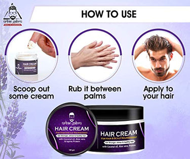 Urbangabru Hair Volumizing Powder Wax (10 Gram) + Hair Growth Cream (100 Gram) - Men's Hair Styling Kit